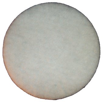 17 inch Buffing Pad White